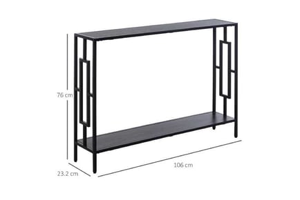 HOMCOM Industrial Console Table