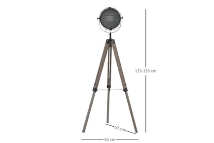 HOMCOM Tripod Floor Lamp