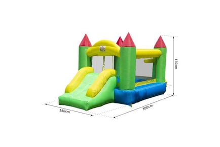 HOMCOM Inflatable Kids Bounce Jumper