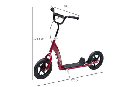 HOMCOM Teen Push Scooter