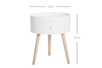 HOMCOM Modern Side Table