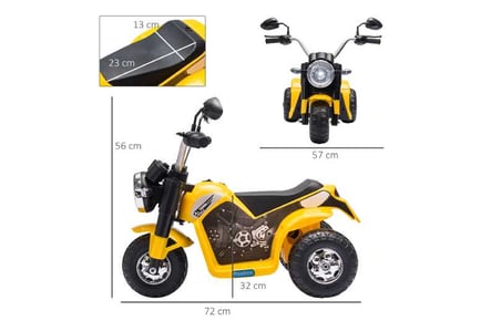 HOMCOM KidsMotorcycle Ride-On Toy