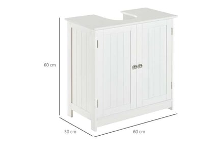 HOMCOM Sink Bathroom Storage Cabinet