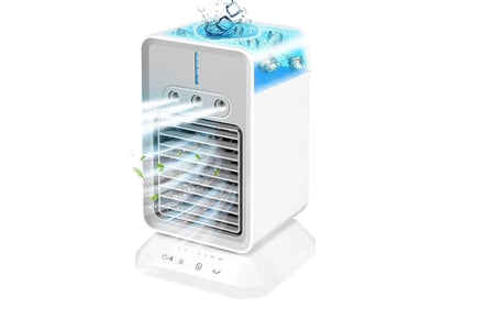 Oscillating Cool Breeze Air Conditioner w/300ml Water Tank