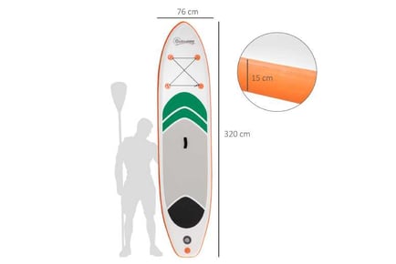 Outsunny Inflatable Paddle Board