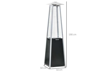 Outsunny Outdoor FreeStanding Gas Heater
