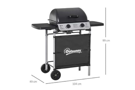 Outsunny Gas Burner BBQ Grill