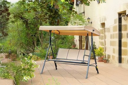 Outsunny 3 Seater Swing Chair Canopy