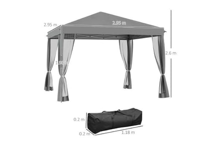 Outsunny Pop Up Gazebo