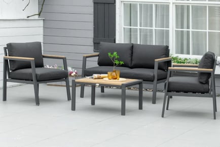 Outsunny 4 Piece Garden Sofa Set