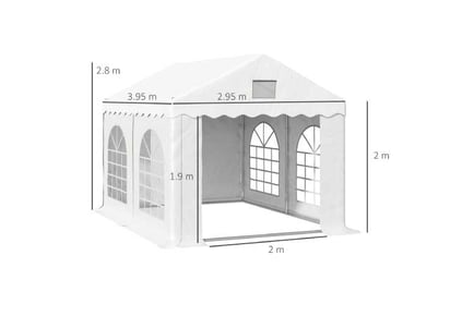 Outsunny Gazebo Canopy Party Tent