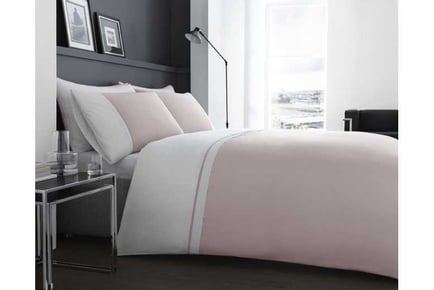 Sorrento Cotton Rich Duvet Set, Pink