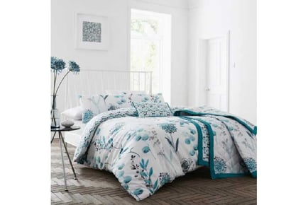 Bellissimo Inky Teal 200tc Duvet Set