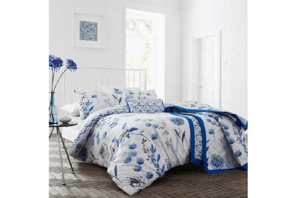 Bellissimo Inky Blue 200tc Duvet Set