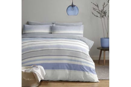 Chambray Stripe Duvet Set