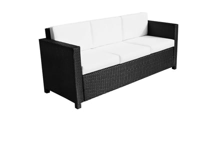 Outsunny Rattan Sofa Wicker Weave