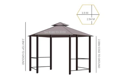 Outsunny Hexagon Gazebo