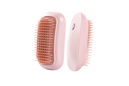 Electric Silicone Massage Comb - White, Black or Pink