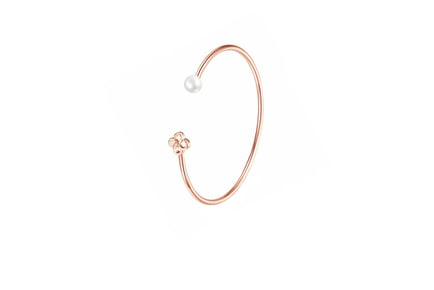 Rose Gold Plated Diamond Bangle - 4 Designs