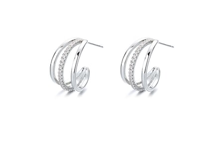 Elegant Hoop Statement Earrings