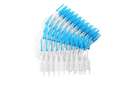 Dual Use Interdental Floss Sticks