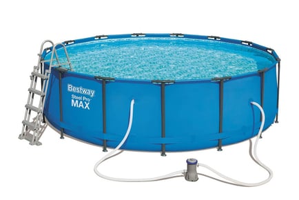 Bestway Steel 15ft Swimming Pool with Filter Pump!