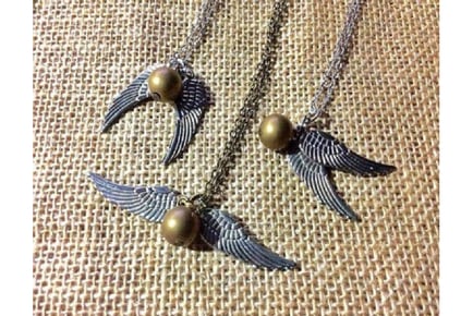 Angel Wings and Orb Necklace - 1, 2 or 3