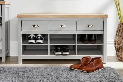Avon Grey Shoe Storage Rack - 2 Colours