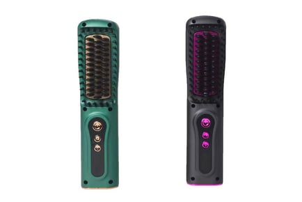 Two in One Hot Brush Hair Dryer and Styler - Grey or Green!