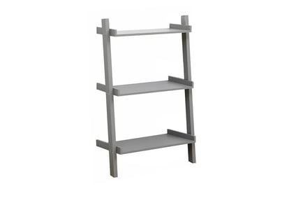 5 & 3 Tier Ladder Shelf - Grey or White