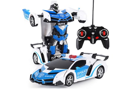 Remote Controlled Transforming Car with Lights - 5 Colours!