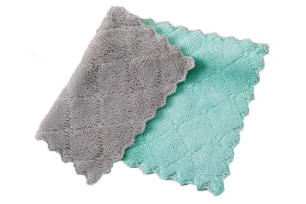 Thick Microfibre Dish Cloth - 5 or 10!