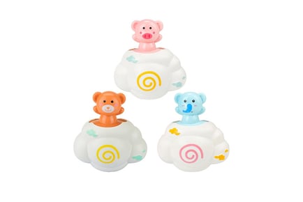 Kids Baby Teddy Bear Bath Toy - 3 Colour Options
