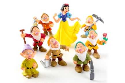 Snow White Inspired Mini Princess & Gnomes Set