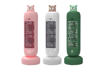 Oscillating Three-Speed Mini Tower Fan - 3 Colours!