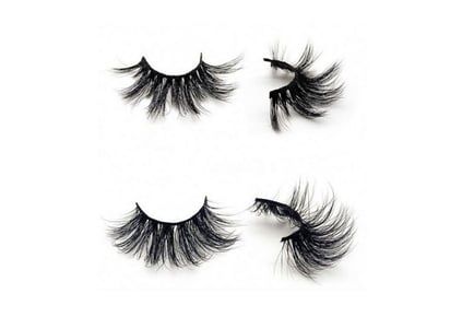 3D Mink Hair False Eyelashes - 1, 2 or 4 Boxes!