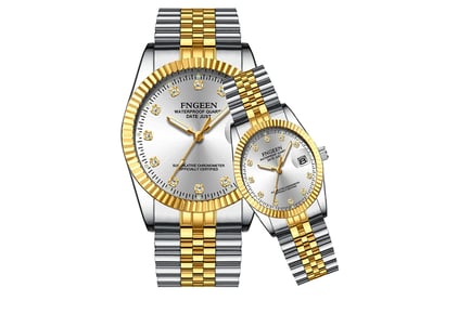 FNGEEN Luxury Diamond Watch - Men's Or Women's