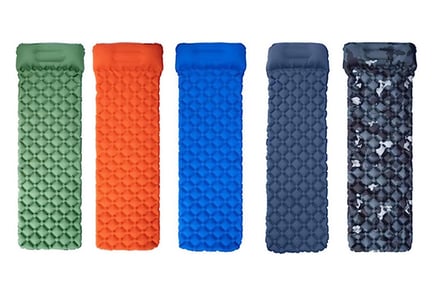 Inflatable Lightweight Camping Sleeping Pad - 5 Colours!