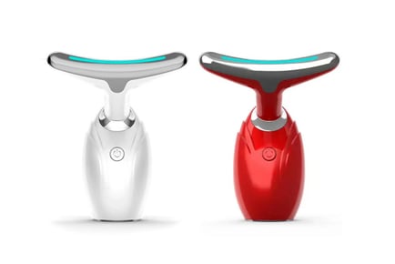 EMS Neck and Face Lifting Massager - Red or White