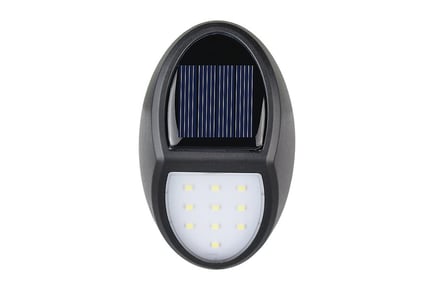 Outdoor Solar Wall Lights - 1, 2, or 4 Pack!