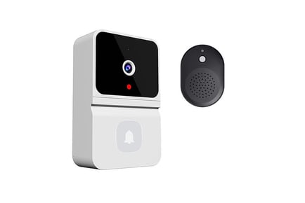Smart Video Doorbell Camera, White