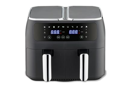 8L Family Size Digital Touch Screen Dual Basket Air Fryer