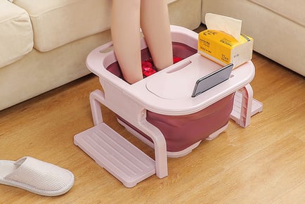 Multifunctional Foldable Foot Bath - Blue or Pink!