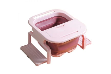 Multifunctional Foldable Foot Bath - Blue or Pink!