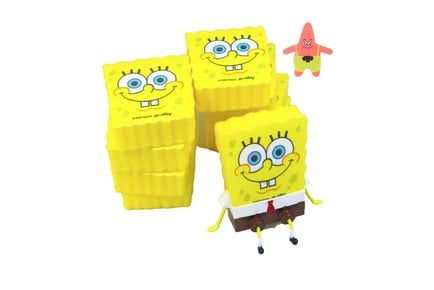 SpongeBob-Inspired Cartoon Sponge Dish Washer Set