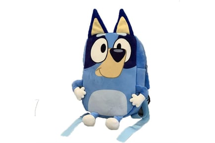 Bluey Inspired Kids Plushie Backpack - 2 Options