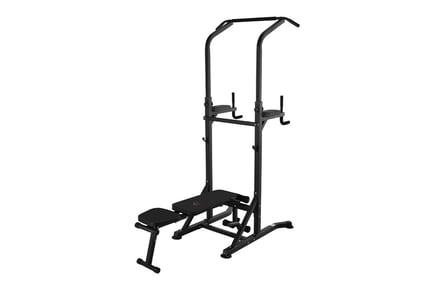 HOMCOM Adjustable & Foldable Multi-Function Home Gym Tool