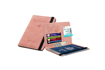 RFID Secure Passport Holder & Wallet -1 Pack or 2 Pack