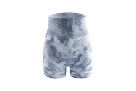 Women's Trendy Camo High Waist Shorts