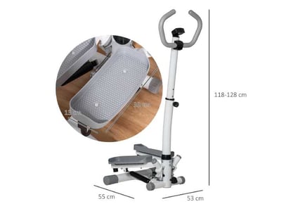 HOMCOM Twist Stepper Aerobic Machine